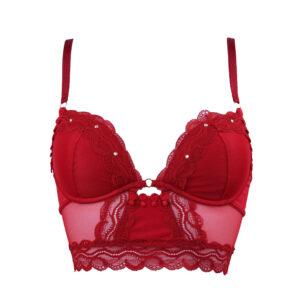 rotes Bustier mit Cups