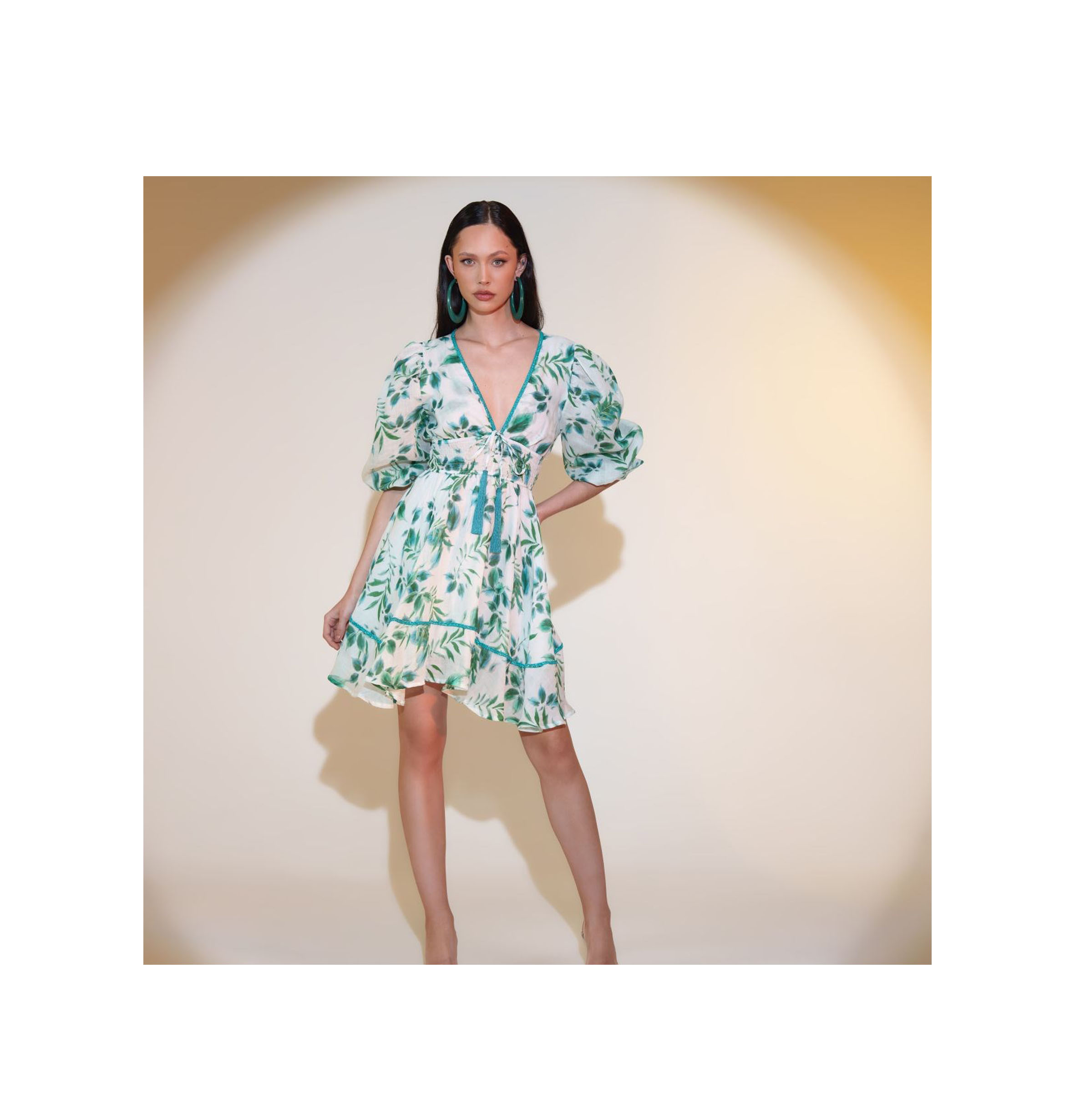 PHO Firenze Kurzes Kleid Hawaii